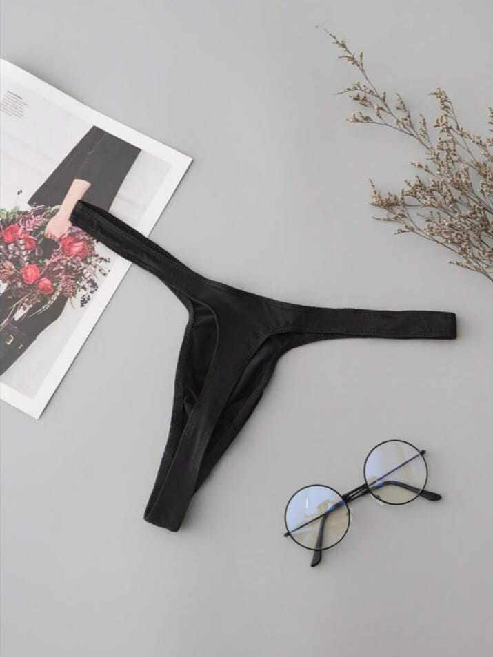 MAD-MEN Men's Fashionable Ice Silk Thong, Breathable Long Nose Design
